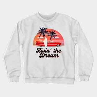 Vintage Tropical Dream Crewneck Sweatshirt